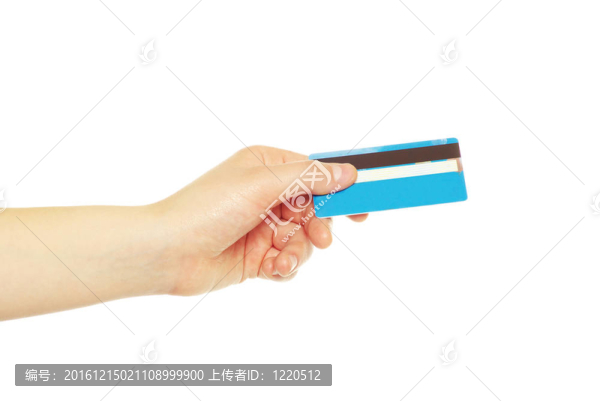 手持信用卡