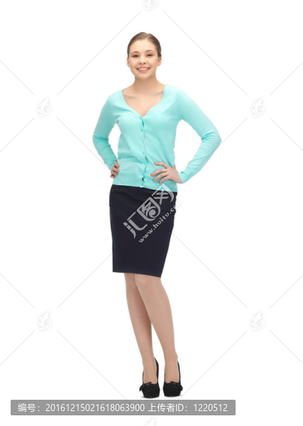快樂和微笑的女人