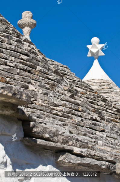 Alberobello,s,Trulli。普利亞。意大利.