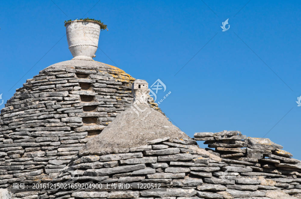 Alberobello,s,Trulli。普利亞。意大利.