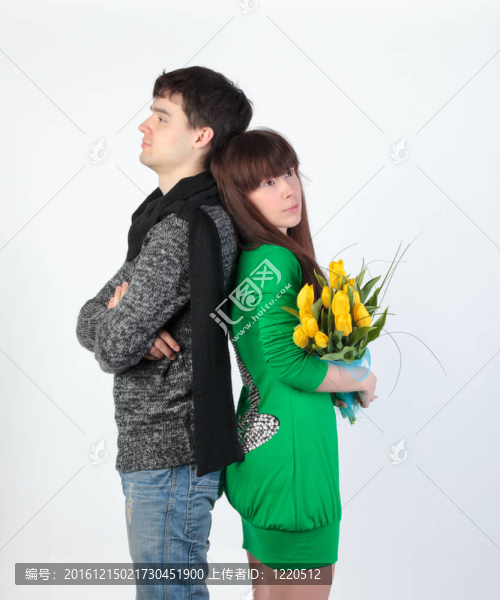 快樂的年輕夫婦花