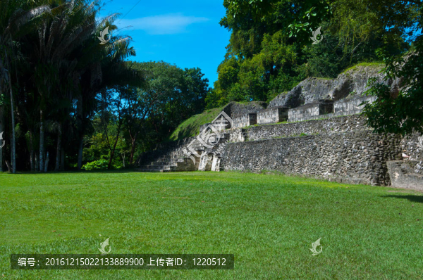 Xunantunich,Mayan,Ruin在伯利茲