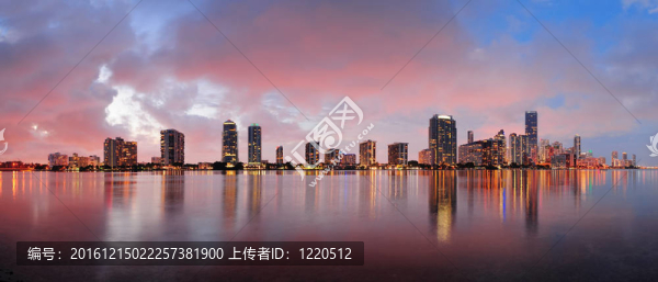 邁阿密的夜景