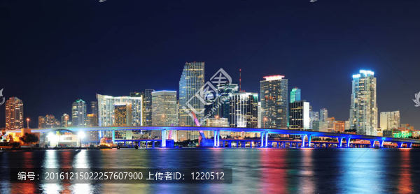 邁阿密的夜景