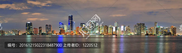 邁阿密的夜景