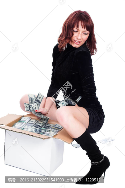 女孩找到了錢