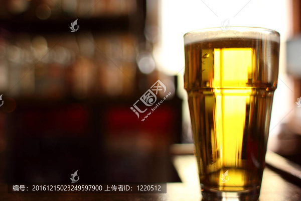 一品脫的啤酒