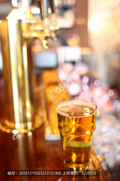 一品脫的啤酒