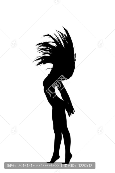 女人跳舞去長頭發(fā)