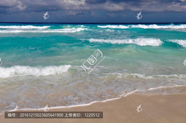 美麗的坎昆海灘