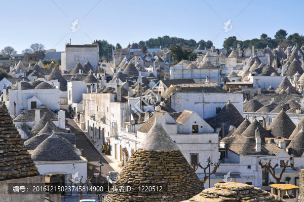 Alberobello,s,Trulli。普利亞。意大利.