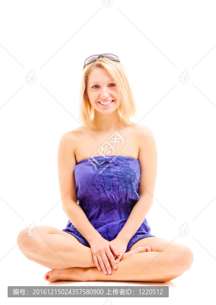 美麗的金發(fā)女孩的肖像
