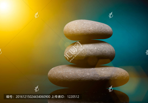 溫泉的石頭