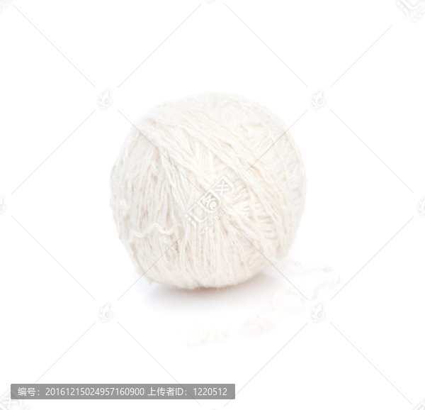白色的羊毛線