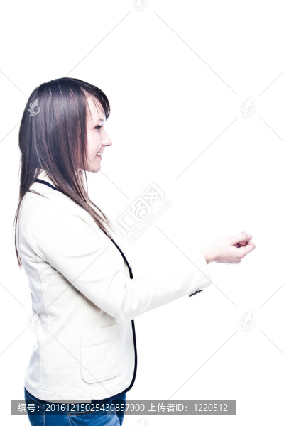 年輕的女商人與商業(yè)