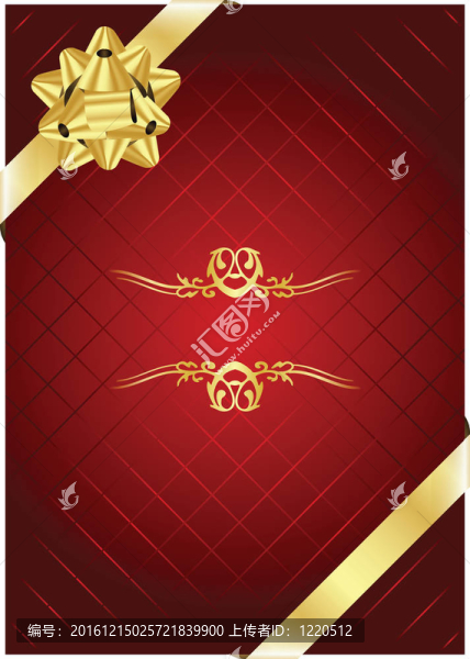 向量紅色背景金弓