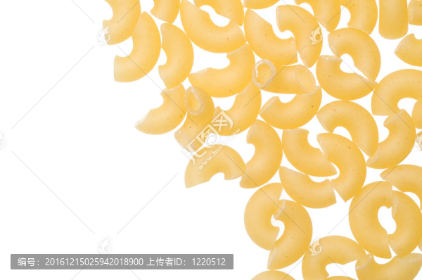 孤立的面食