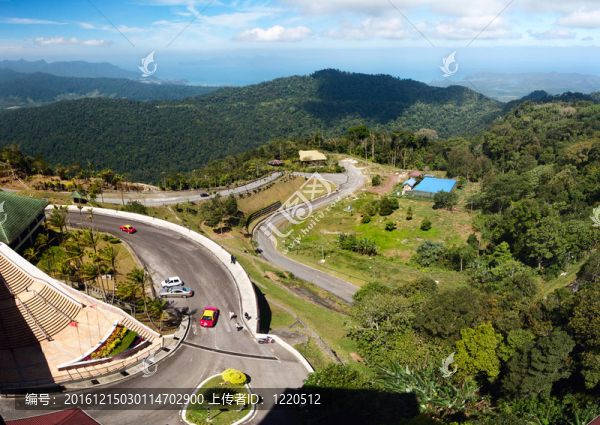在Langkawi島的觀點(diǎn)。馬來西亞
