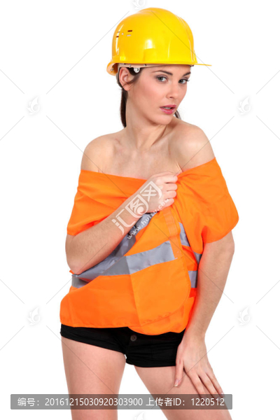 漂亮的女建筑師