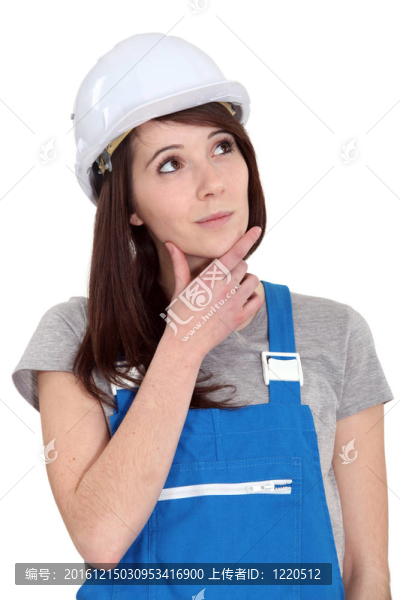 一個(gè)女人的建設(shè)者的肖像