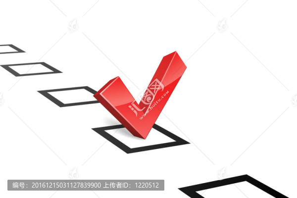 3D紅投票蜱概念插畫圖。