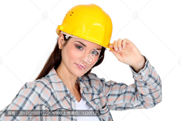 女建筑工