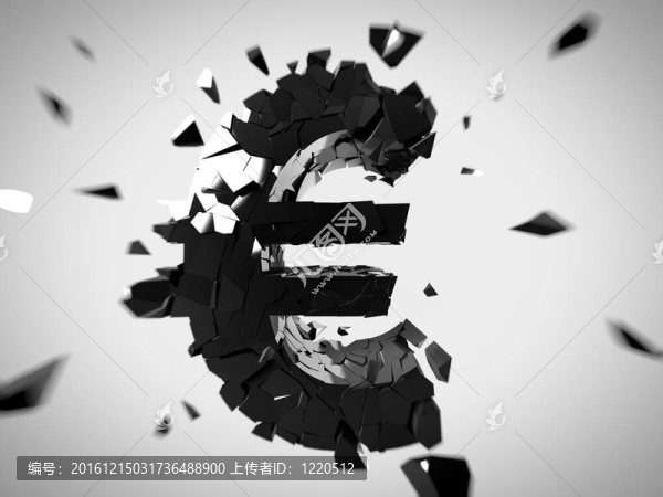 打破歐元標(biāo)志