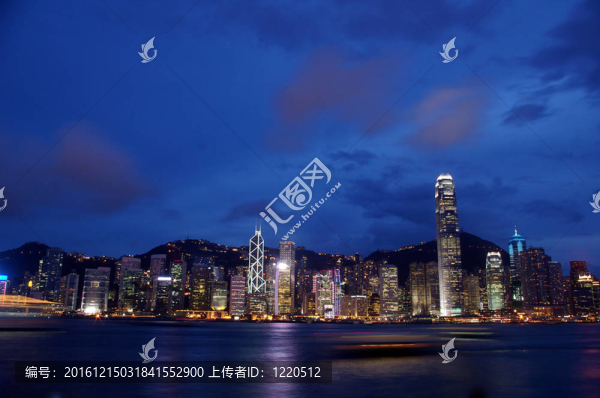 香港的夜景
