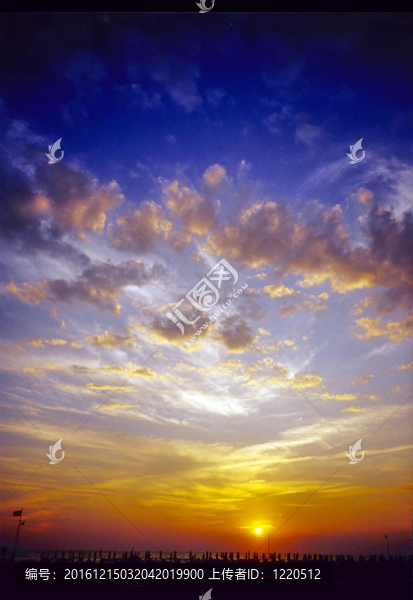 在維亞雷焦日落