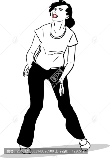 嚇壞了的女孩