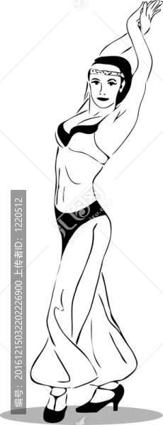 穿褲子跳舞的女孩