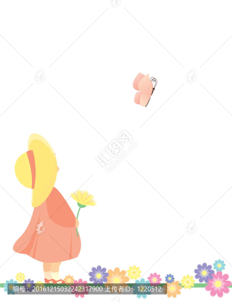 小女孩與蝴蝶