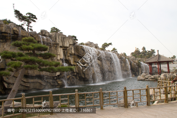 百米瀑布,中國(guó)唐苑