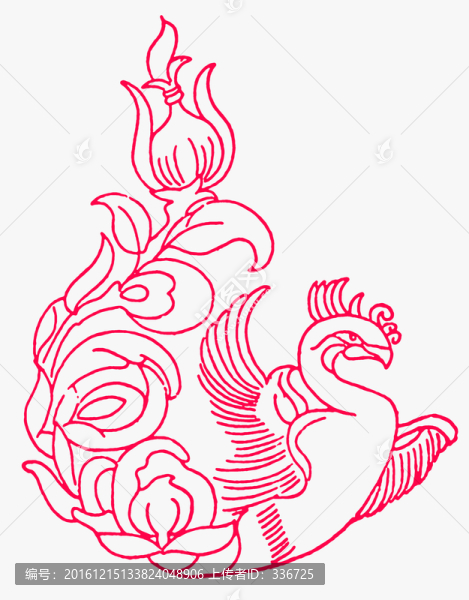 中國(guó)鳳紋紋飾