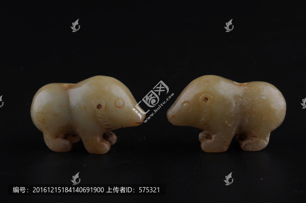 漢代白玉,漢代白玉熊