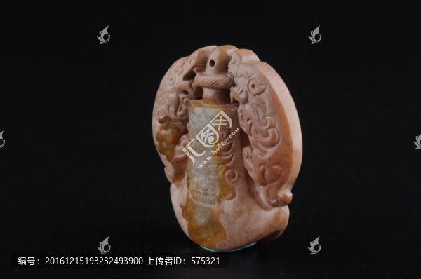 戰(zhàn)國玉佩,戰(zhàn)國雙螭虎神人玉佩