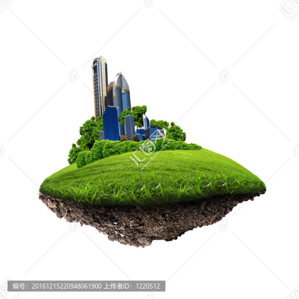 自然景觀包圍的現(xiàn)代城市