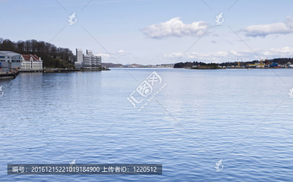 挪威城鎮(zhèn)與海港岸線