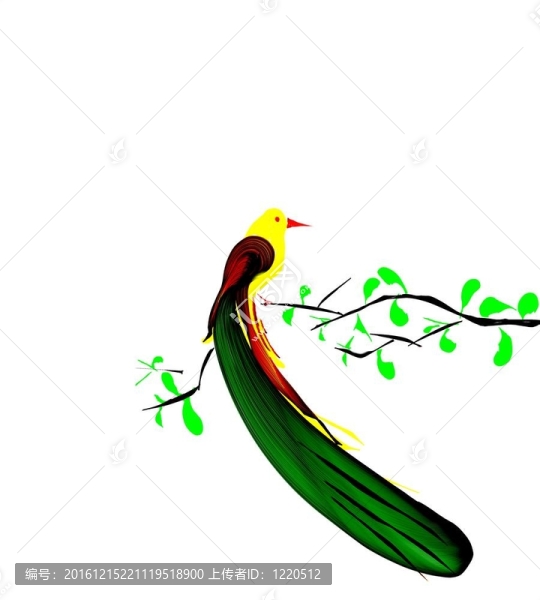 喜鵲的卡通鳥(niǎo)