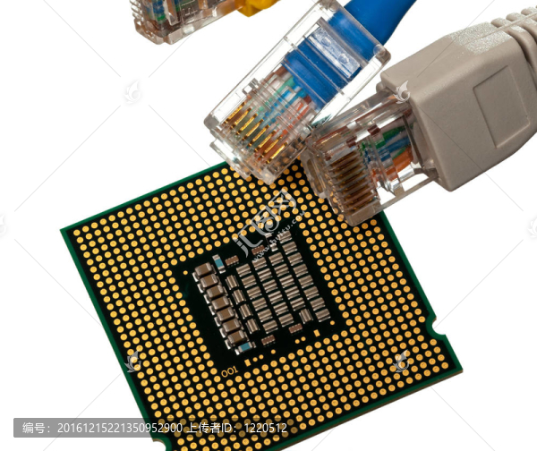 貓5電纜與多種顏色的CPU