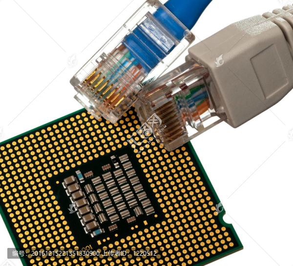 貓5電纜與多種顏色的CPU