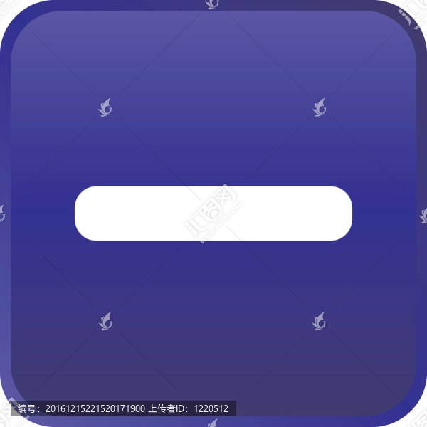 光澤按鈕-一個(gè)減號(hào)
