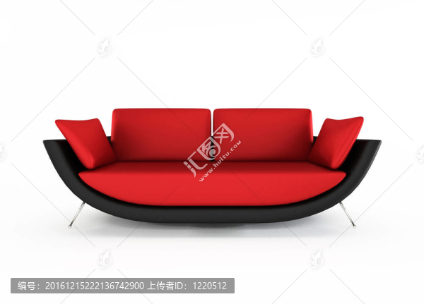 白色背景的現(xiàn)代沙發(fā)