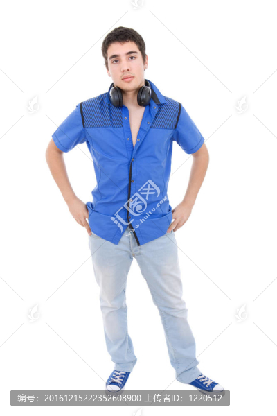 年輕的隨便的人