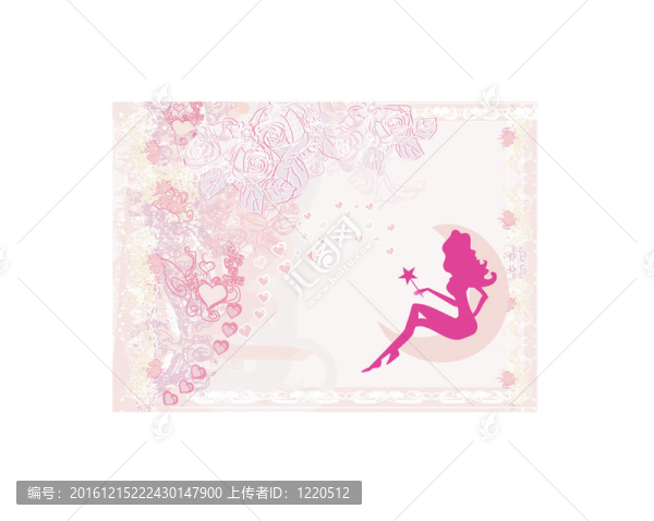背景與仙女