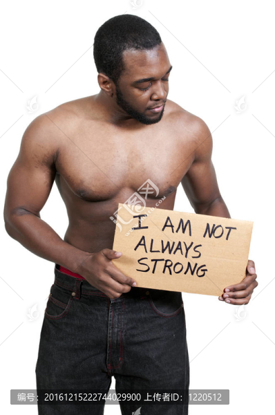 男子持手勢
