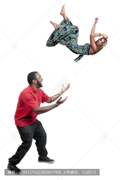 女人從天空墜落