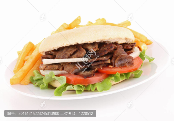 烤肉三明治