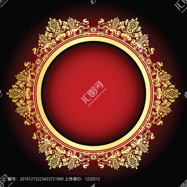 紅金框