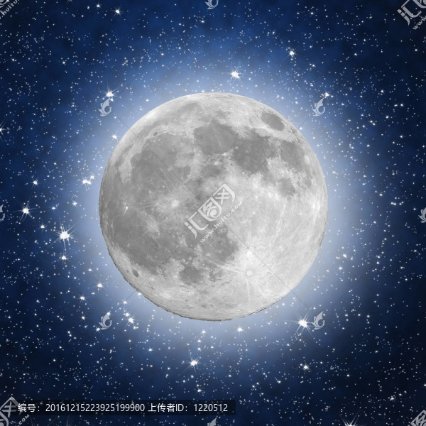 滿月與星星